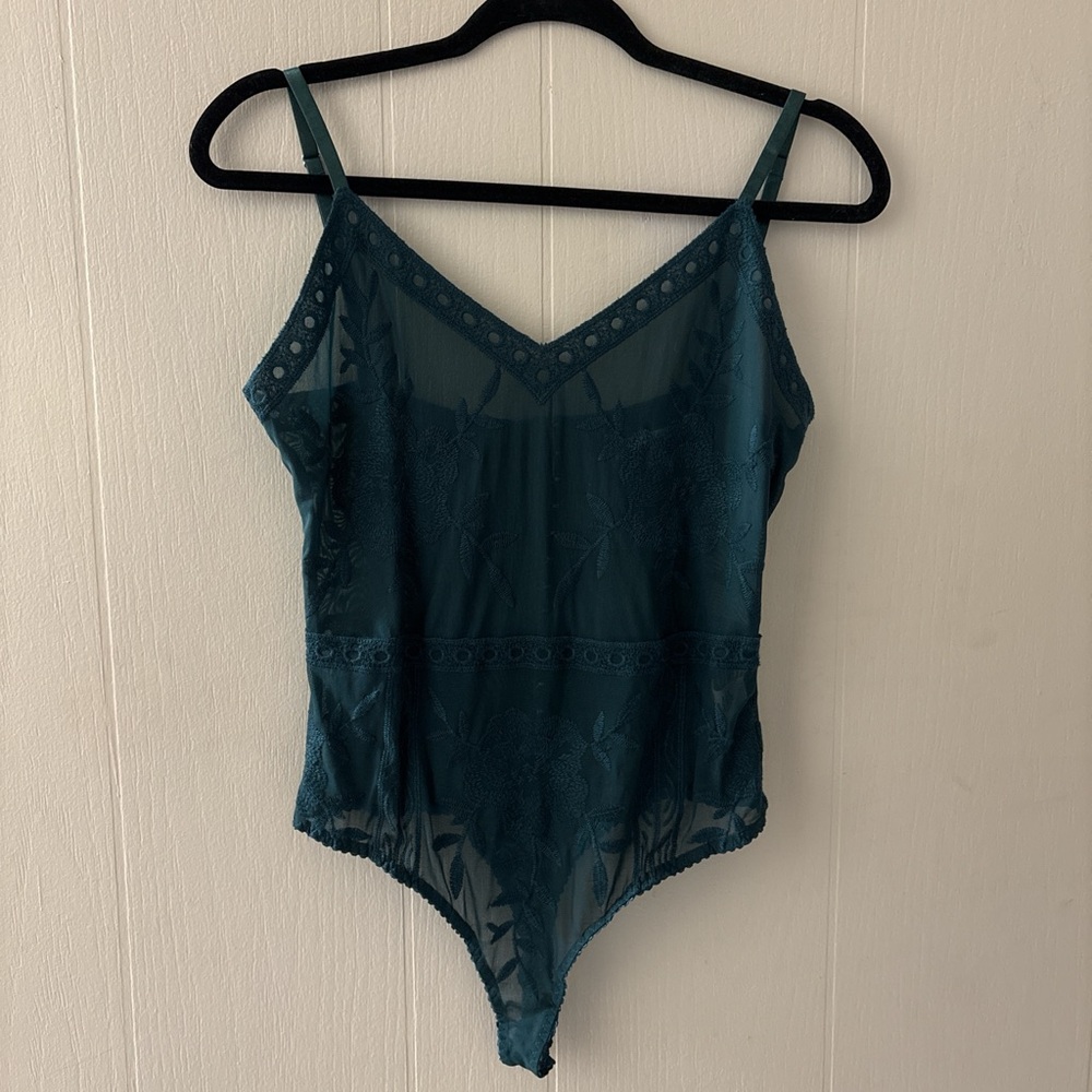 NEW Teal Lace Bodysuit